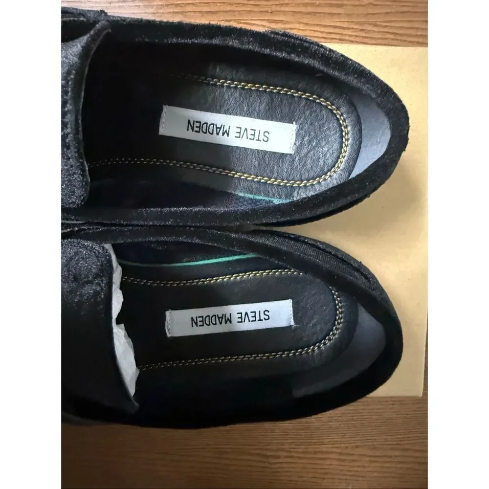 STEVE MADDEN DELRAYY BLACK “VELVET”